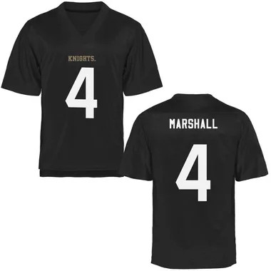 Men's Game Braeden Marshall UCF Knights Football College Jersey - Black
