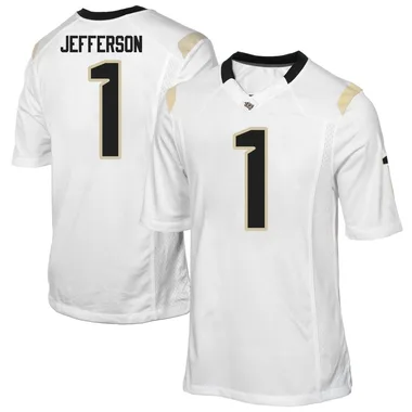 Men's Game KJ Jefferson UCF Knights Football College Jersey - White
