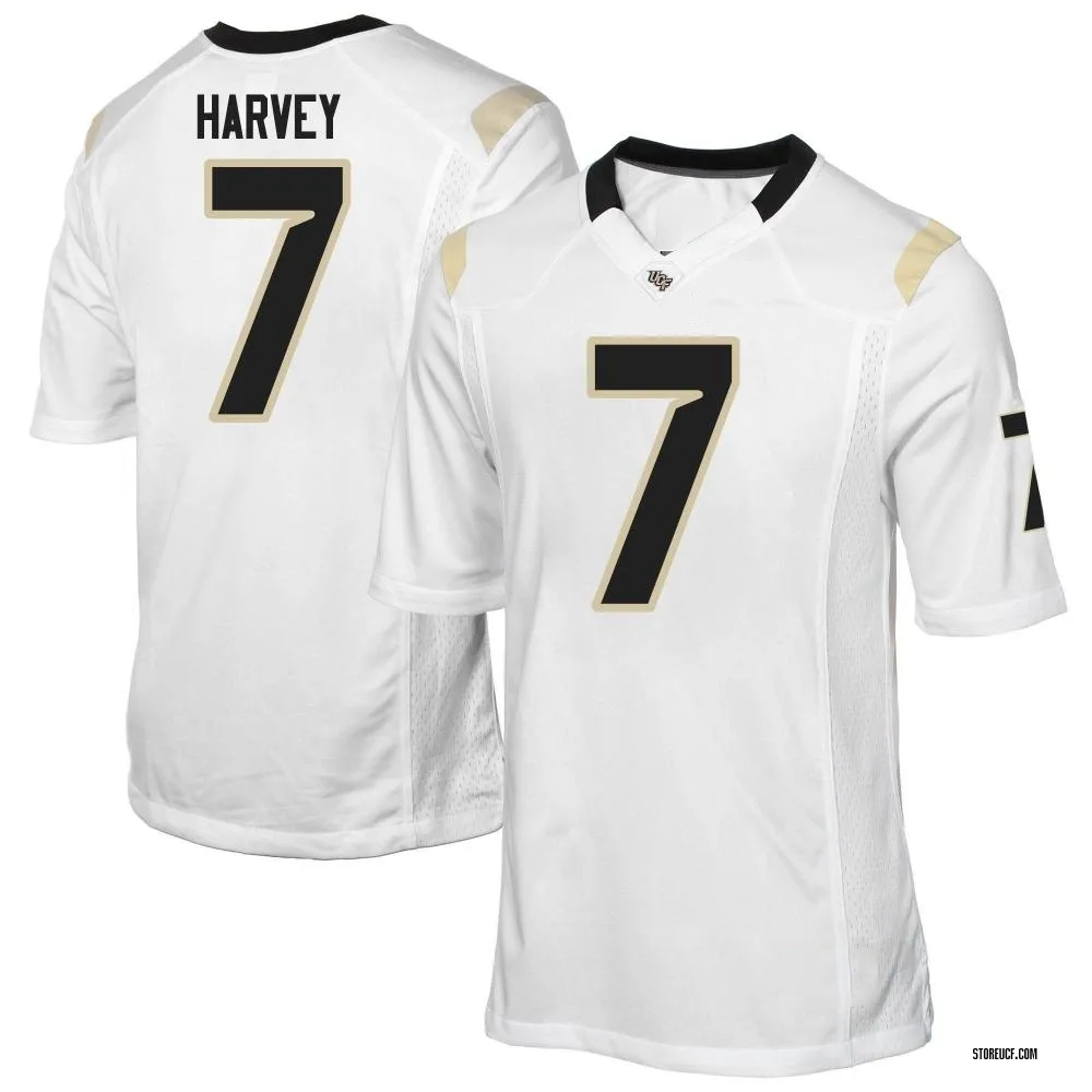 Men's Game RJ Harvey UCF Knights Football College Jersey - White