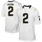 Men's Game Tayven Jackson UCF Knights Football College Jersey - White