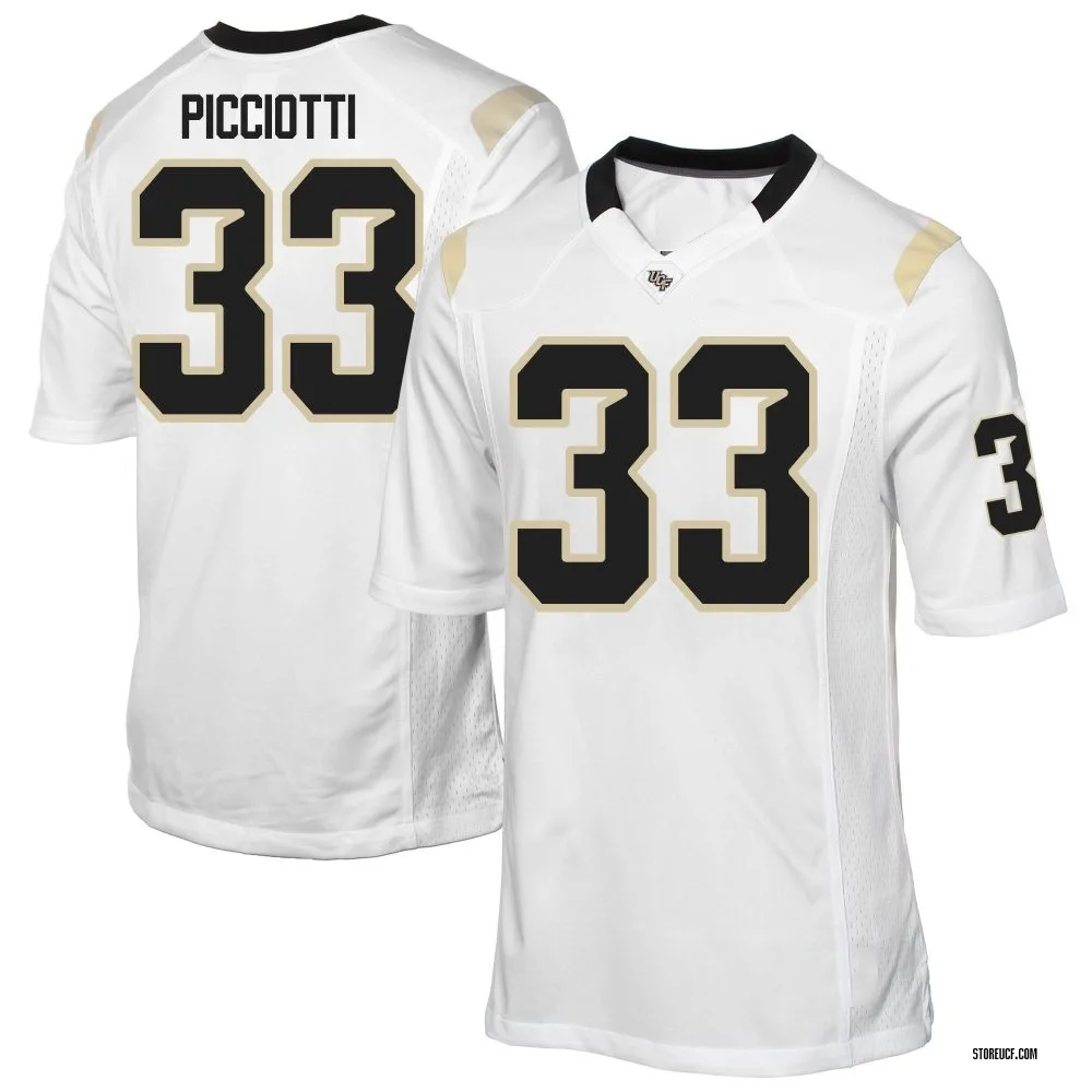 Men's Replica Phil Picciotti UCF Knights Football College Jersey - White