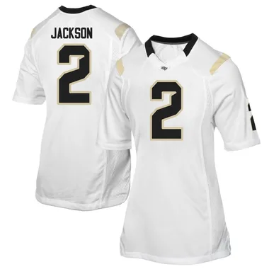 Women's Game Tayven Jackson UCF Knights Football College Jersey - White