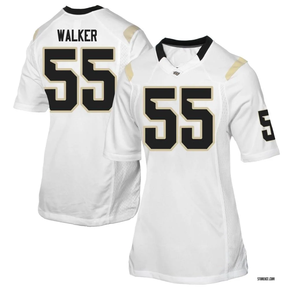 Women's Replica John Walker UCF Knights Football College Jersey - White