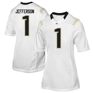 Women's Replica KJ Jefferson UCF Knights Football College Jersey - White