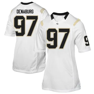 Women's Replica Mason Denaburg UCF Knights Football College Jersey - White