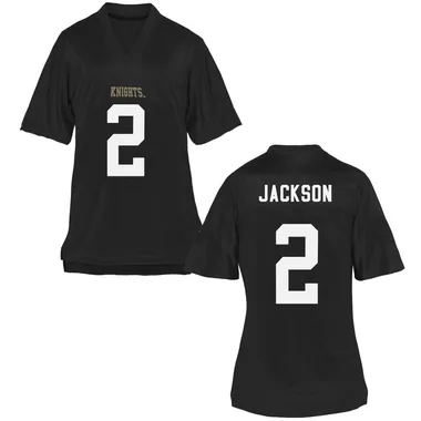 Women's Replica Tayven Jackson UCF Knights Football College Jersey - Black