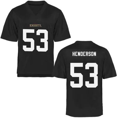 Youth Replica Keeron Henderson UCF Knights Football College Jersey - Black