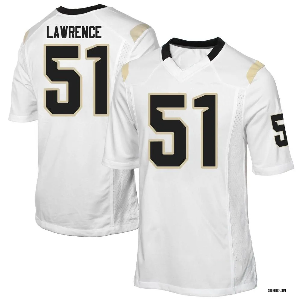 Youth Replica Malachi Lawrence UCF Knights Football College Jersey - White